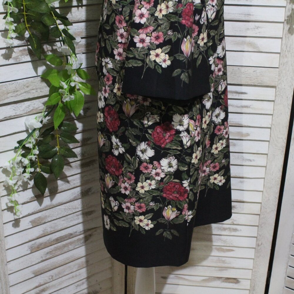 Karl Lagerfeld Synthetic Floral Shift Mini dress (107) - Picture 7 of 16